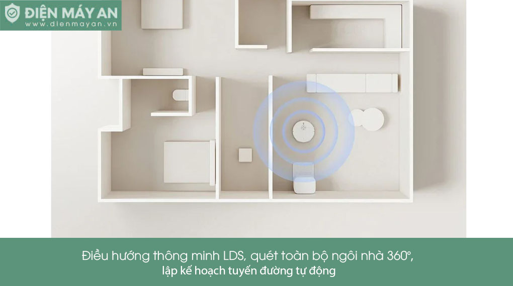 Robot hút bụi lau nhà Xiaomi Mijia M30S D103CN 2025